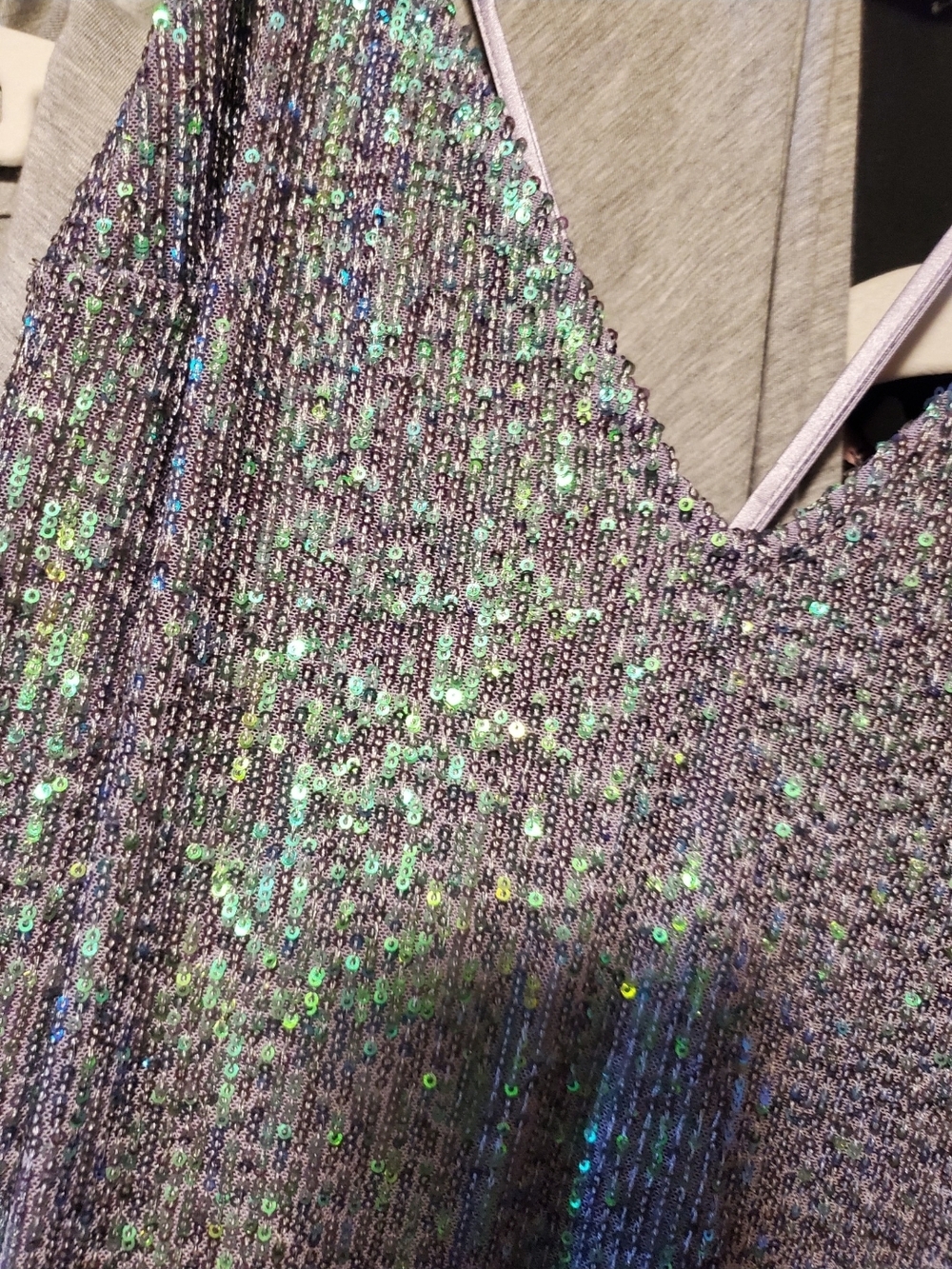 Victoria's Secret Iridescent Sequin Slip Dress XL - Picture 6 of 15